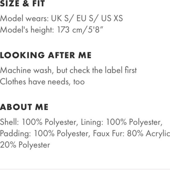 NWT red puffer jacket w/ faux fur hood and belt - Picture 6 of 8